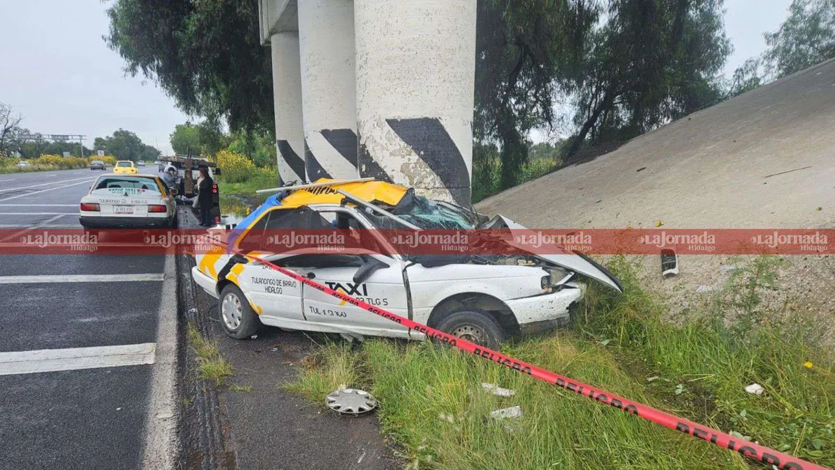 Carretera México-Tulancingo: fuerte accidente deja un fallecido