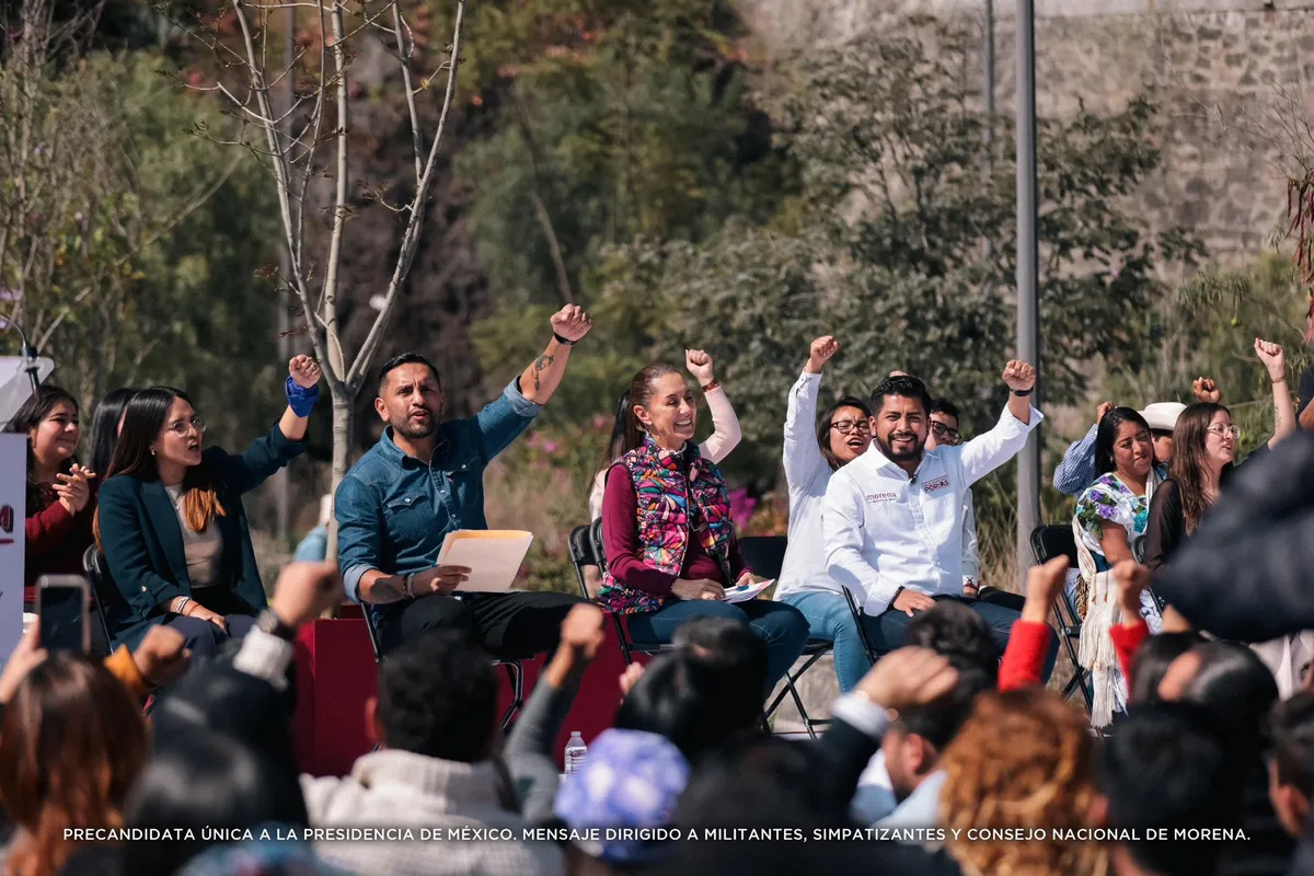 Claudia Sheinbaum presenta la Coordinación de Jóvenes por la Transformación