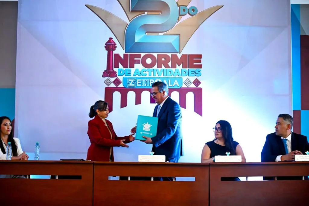 Zempoala presenta su Segundo Informe: seguridad, obras y recaudación, entre resultados