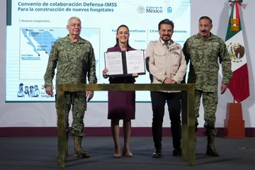 Claudia Sheinbaum anuncia construcción de 7 hospitales del IMSS en estas entidades