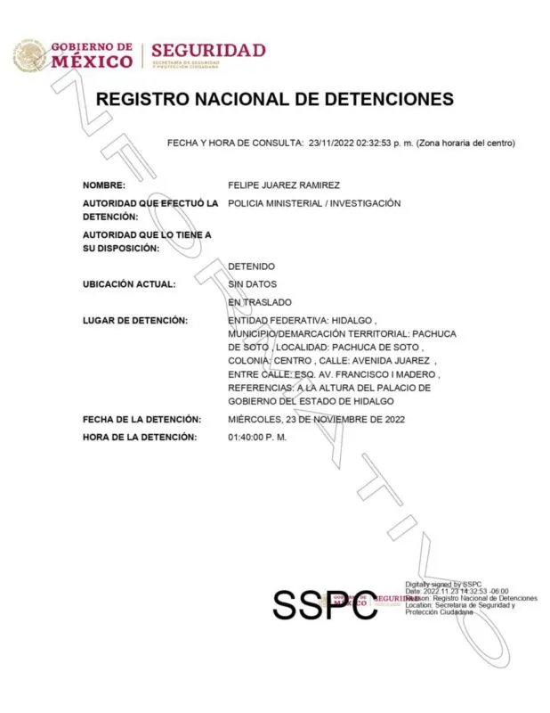 Detienen a cuatro alcaldes presuntamente relacionados con la “Estafa Siniestra”