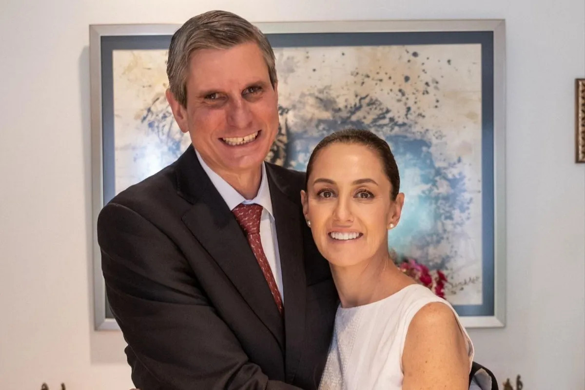 Foto de Claudia Sheinbaum y su esposo Jesús María Tarriba Unger.