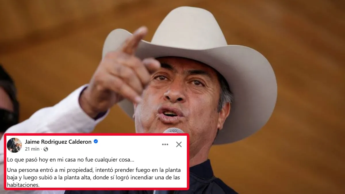 VIDEO | Jaime Rodríguez ‘El Bronco’ denuncia intento de ataque; sujeto incendió su casa y casi huye