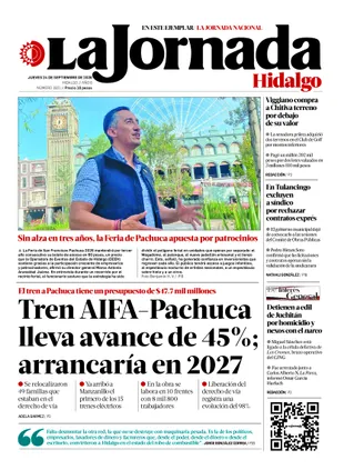 La Jornada Hidalgo | 24 de septiembre de 2026