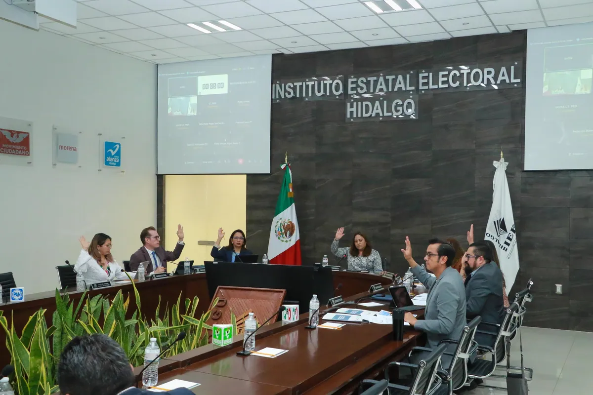 Elecciones Hidalgo: IEEH aprueba últimas sustituciones que aparecerán en la boleta electoral