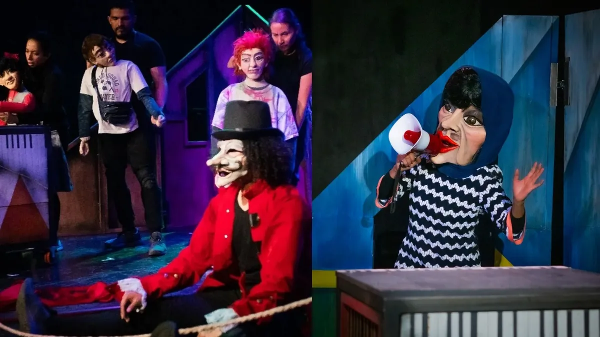 Escena de la obra infantil El Moco de Silencio Teatro.