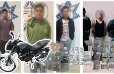 Elementos de Seguridad Pública durante un operativo en Mineral de la Reforma.