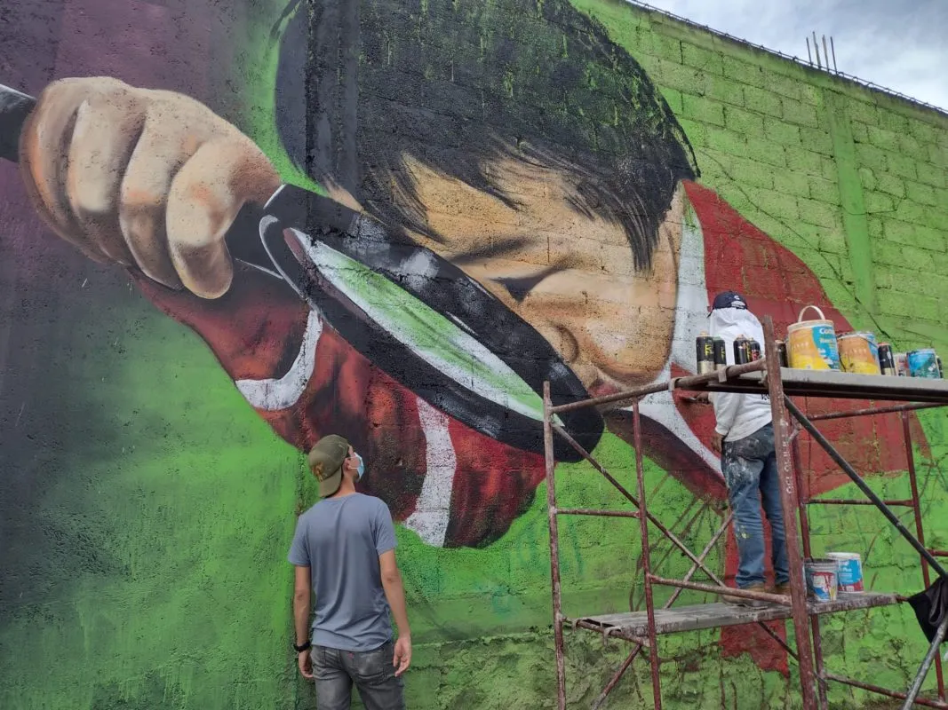 Artistas urbanos rescatan y dan vida a espacios públicos en Tulancingo