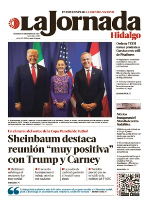 La Jornada Hidalgo | 06 de diciembre de 2025