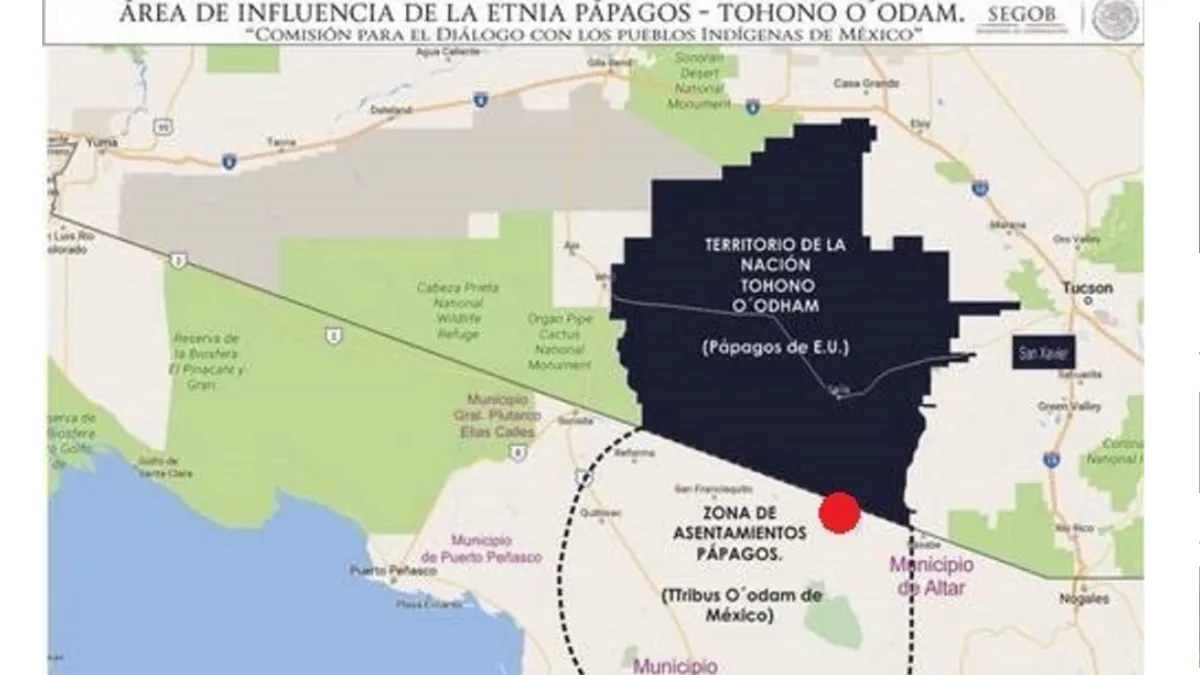 EU aplicará cuota de mil dólares a etnia ancestral Tohono O’odham por cruzar frontera