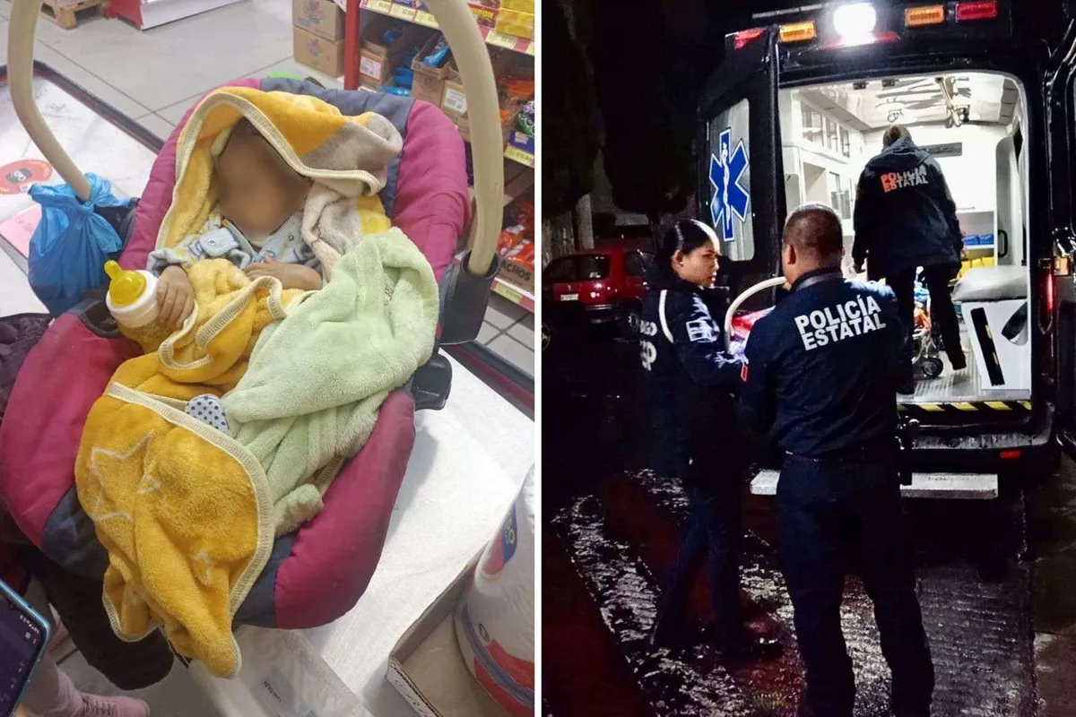 Abandonan a bebé en tienda 3B de Pachuca