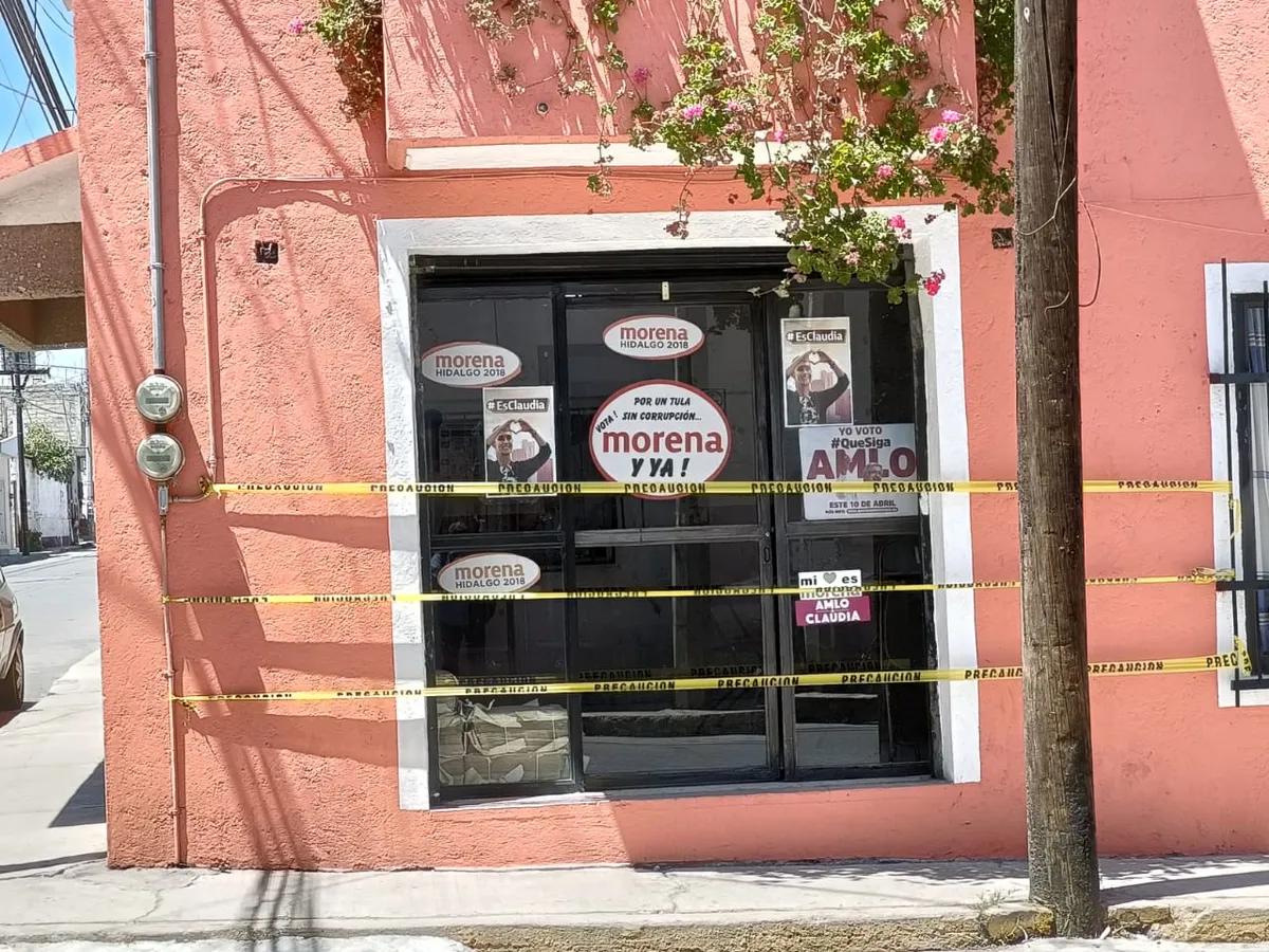 Presuntos colombianos asaltan instalaciones de Morena en Tula