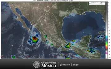 Huracán Simon: categoría 1 amenaza con lluvias y oleaje elevado