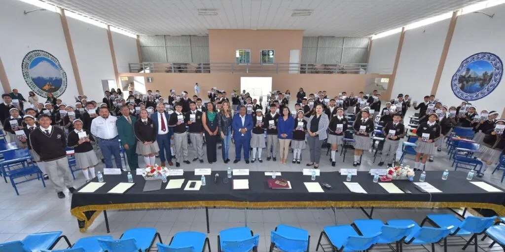 Lotería Nacional lleva El ABC de las Emociones a secundaria de Puebla