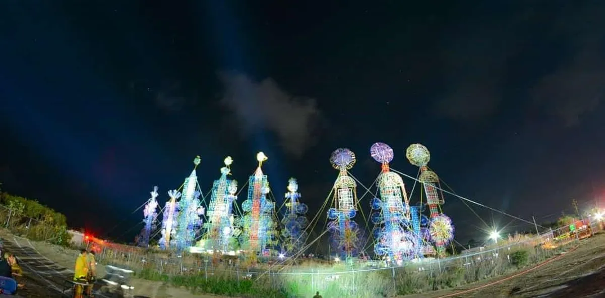 Pirotecnia Ja Fu del Edomex gana concurso de castillos en Santiago de Anaya