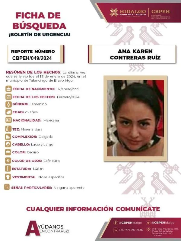 Tulancingo: Madre y su bebé desaparecen; se activó alerta amber