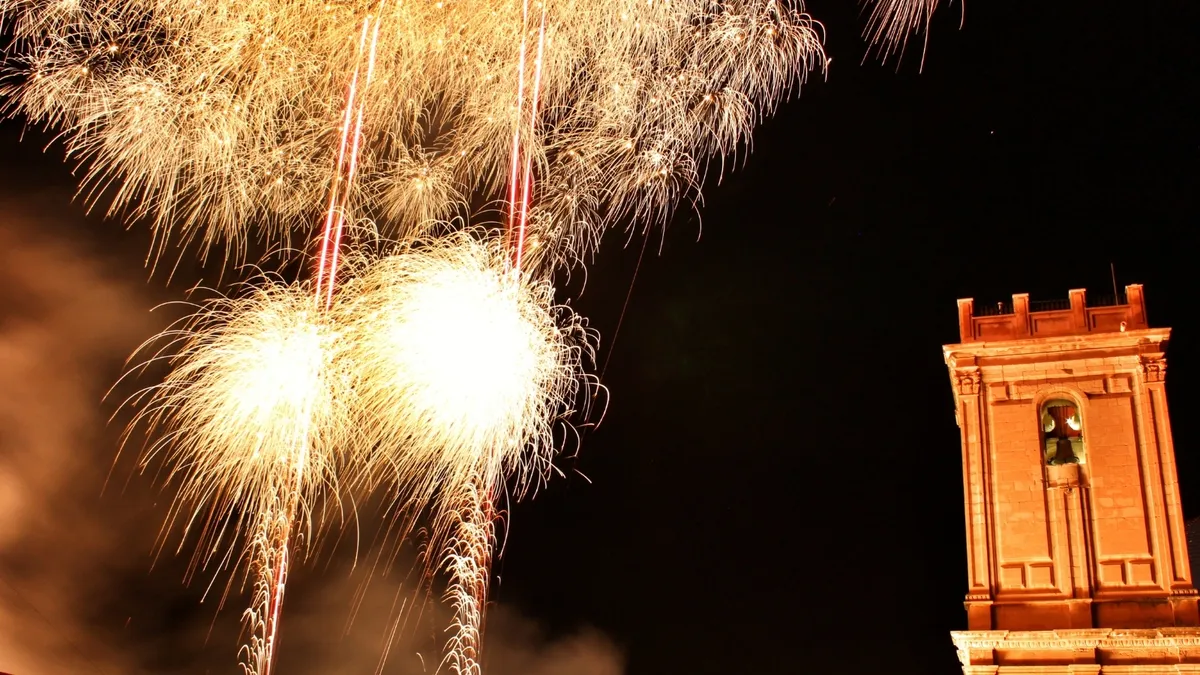 Espectaculo pirotécnico