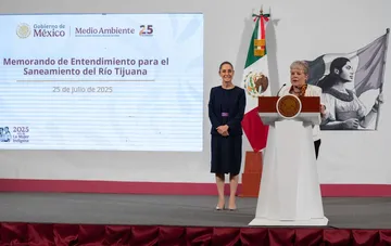 México y EU invertirán 693 mdd en proyectos para río Tijuana: Sheinbaum