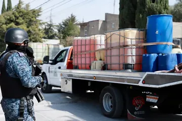 Nuevo decomiso masivo de huachicol en Hidalgo: 23 mil litros asegurados en Nopala