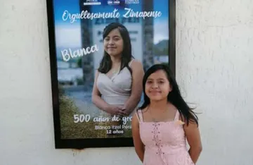 Blanca Itzel, originaria de Zimapán, participó en la película “Noche de fuego”