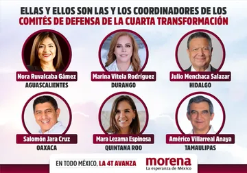 Morena va por 6 de 6 con Julio Menchaca, Salomón Jara y Mara Lezama