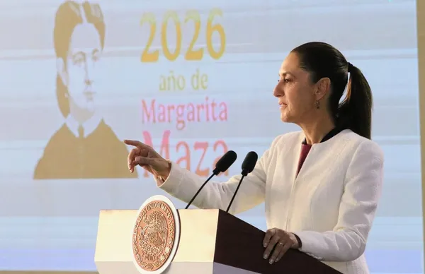 La presidenta Claudia Sheinbaum ofrece este jueves su conferencia de prensa desde Cuernavaca, Morelos.