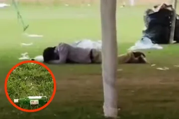 Progreso: captan a profesor ebrio tras festejo del Día del Maestro