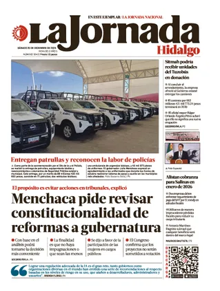 La Jornada Hidalgo | 20 de diciembre de 2025