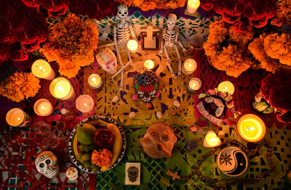 ofrenda de día de muertos 31 de octubre