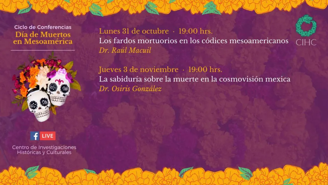 Invitan a las conferencias “Día de Muertos en Mesoamérica”