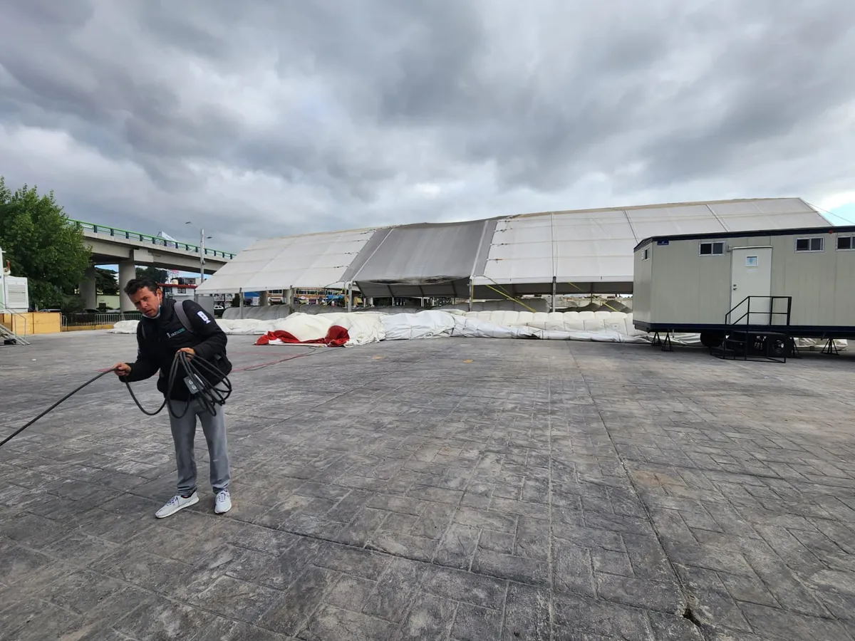 Desmantelan el Hospital Inflable de Pachuca tras 2 años y medio de atención