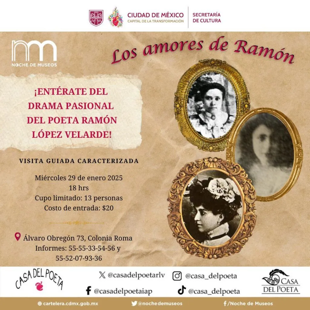 La Casa del Poeta invita a su Noche de Museos del mes de enero