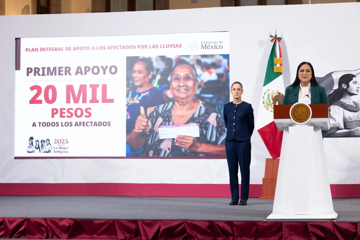 Claudia Sheinbaum anuncia apoyos para damnificados por lluvias en Hidalgo y otros estados