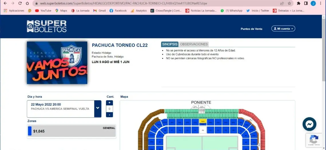 Boletos Pachuca vs América Estadio Hidalgo: ¿Cuánto cuestan y dónde comprarlos?