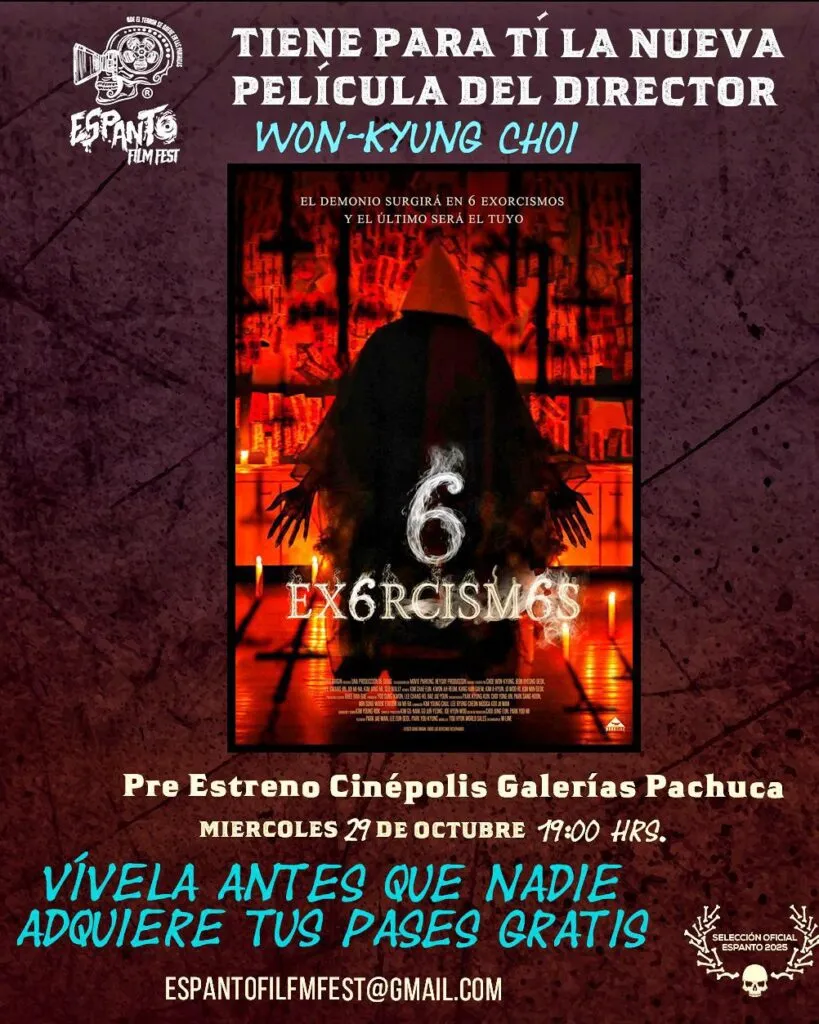Espanto Film Fest llega a Pachuca con la premier de 6 Exorcismos