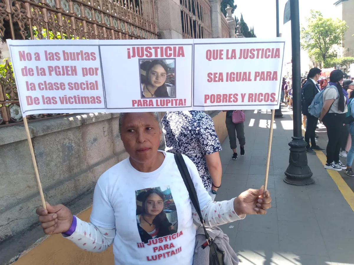 8M: un año sin justicia para Lupita, su familia salió a marchar