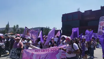 8 de marzo en Pachuca: marcha, arte y memoria en una jornada organizada y sin iconoclasia