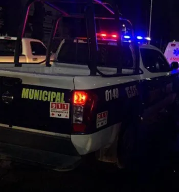 Comerciantes de Tizayuca durante operativo policial