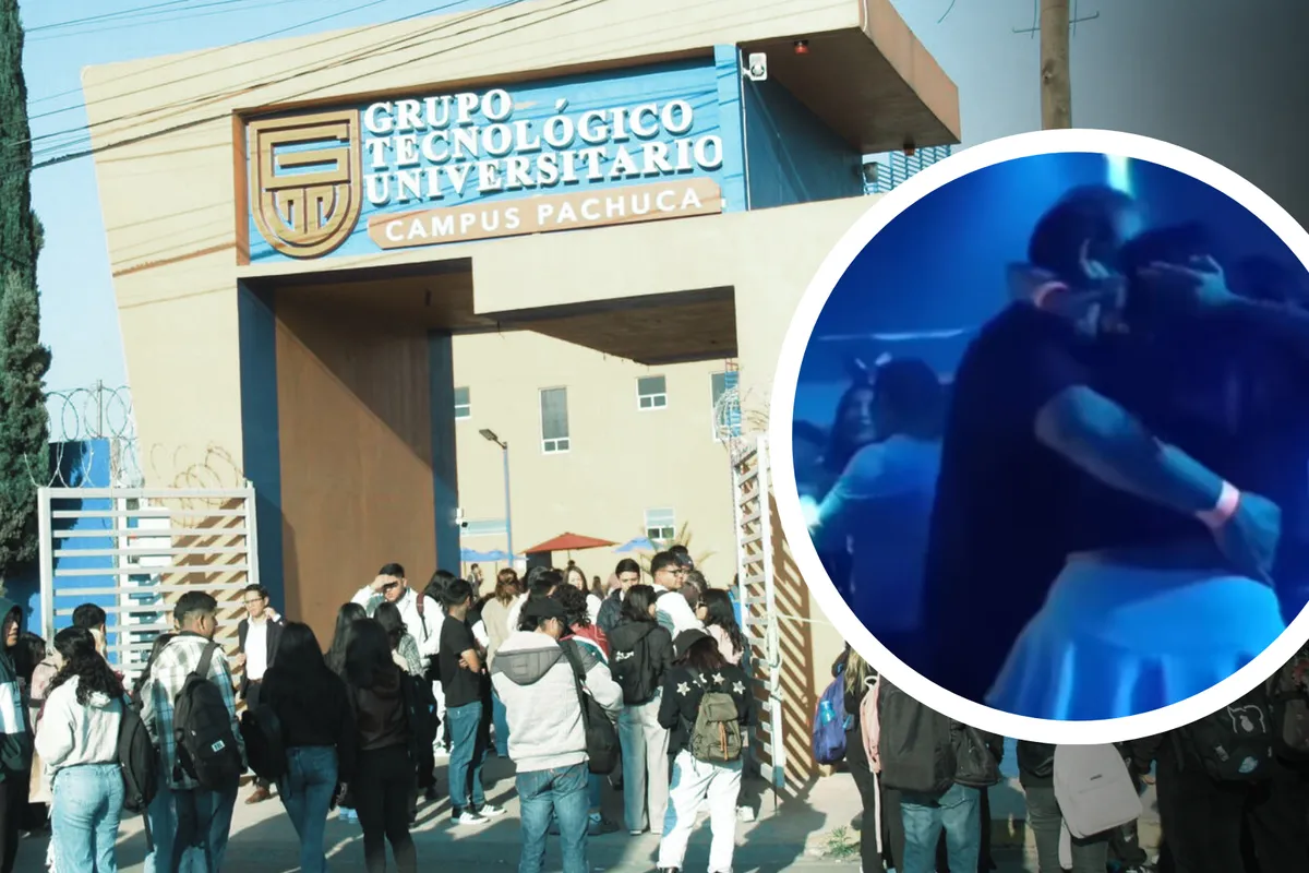 Estudiantes del GTU Campus Pachuca se manifiestan por denuncias de acoso en la institución.
