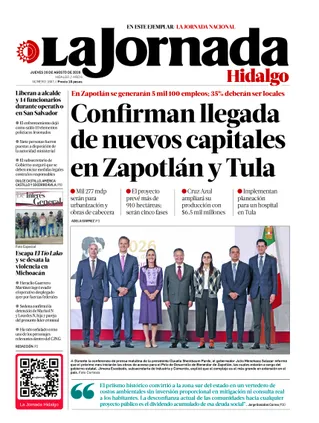 La Jornada Hidalgo | 20 de agosto de 2026