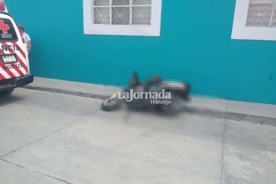 Pachuca: ejecutan a hombre a bordo de una motocicleta