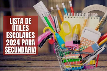 Consulta la lista de útiles escolares 2024 para secundaria