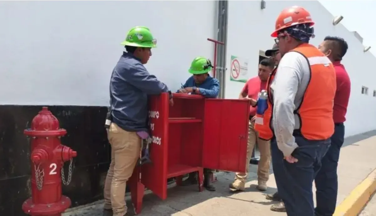 Protección Civil y Bomberos de Tepeapulco realizn inspección a Green Brier