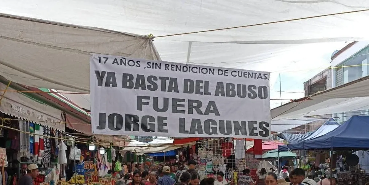 Comerciantes de Ixmiquilpan alzan la voz contra su líder de tianguis