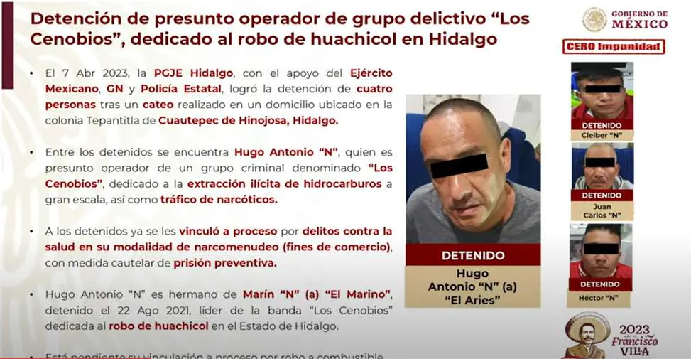 Destacan trabajo de la PGJEH en la mañanera