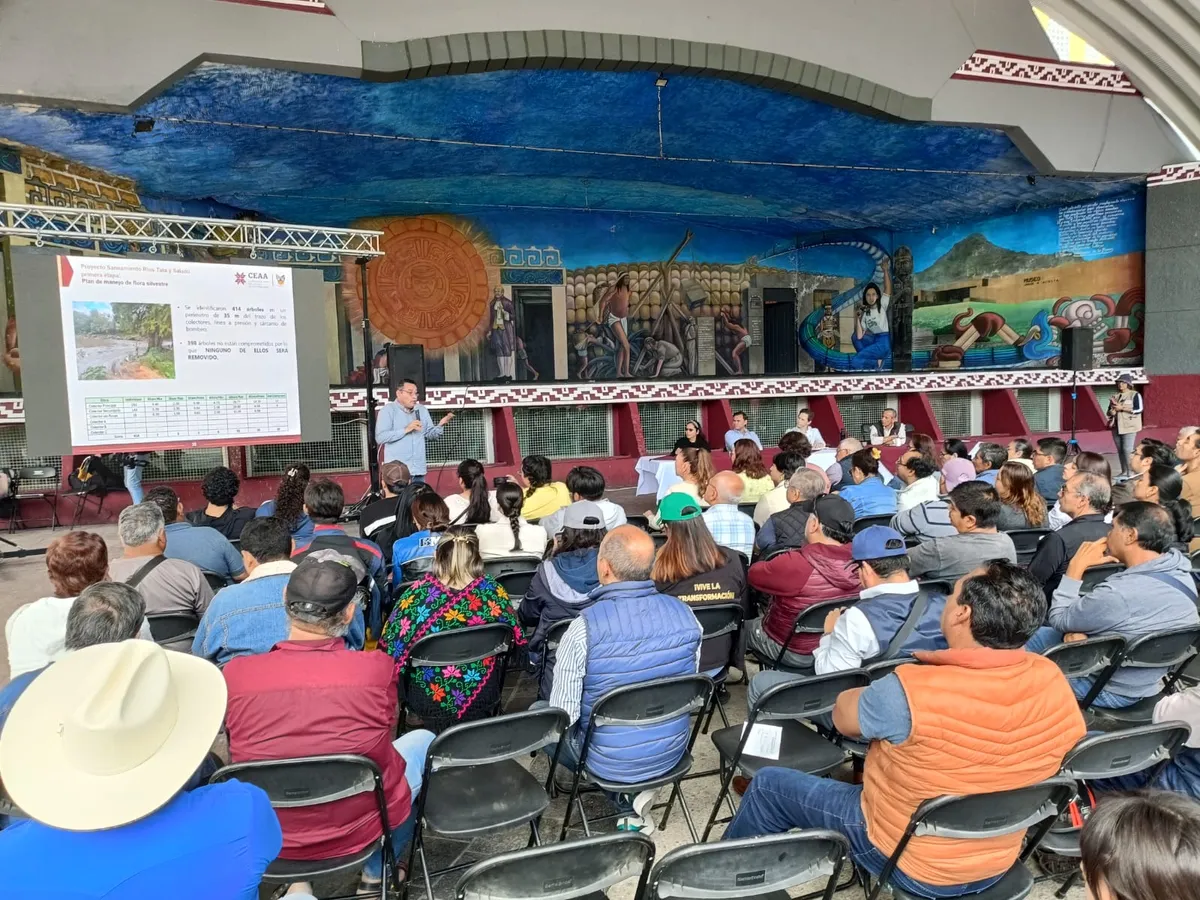 Semarnat presenta proyecto de saneamiento de los ríos Tula y Salado