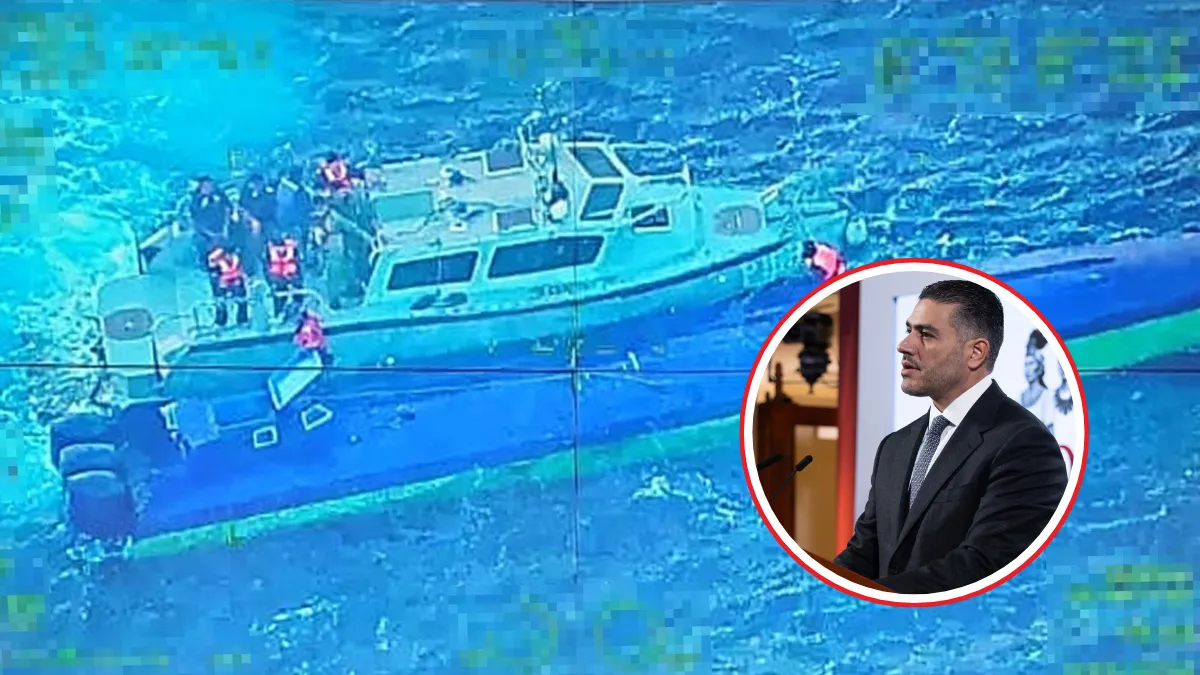 VIDEO: Interceptan semisumergible con cuatro toneladas de droga frente a Colima: Harfuch