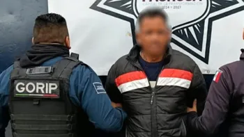 Detenido con presunta droga en Pachuca