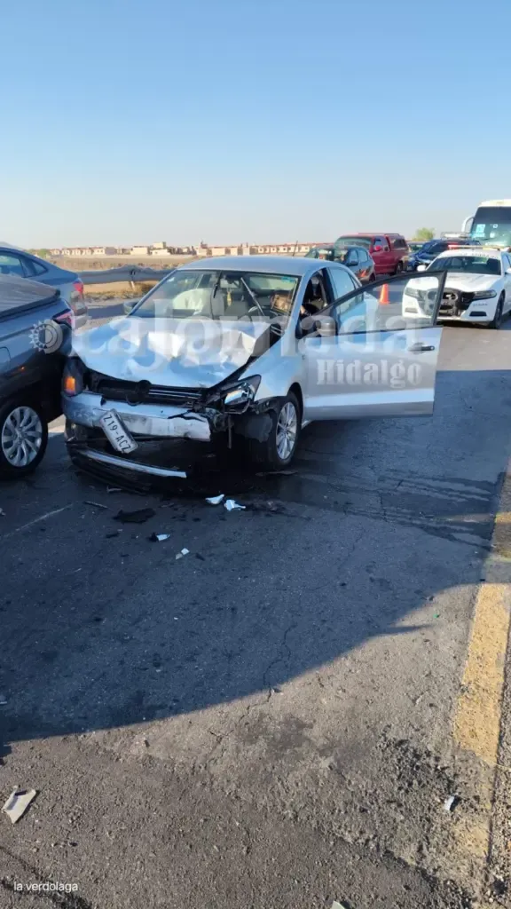 Accidente en la autopista México–Pachuca provoca carga vehicular en Tolcayuca