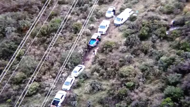 Autoridades realizan diligencias por hallazgo de fosa clandestina en Atotonilco de Tula.